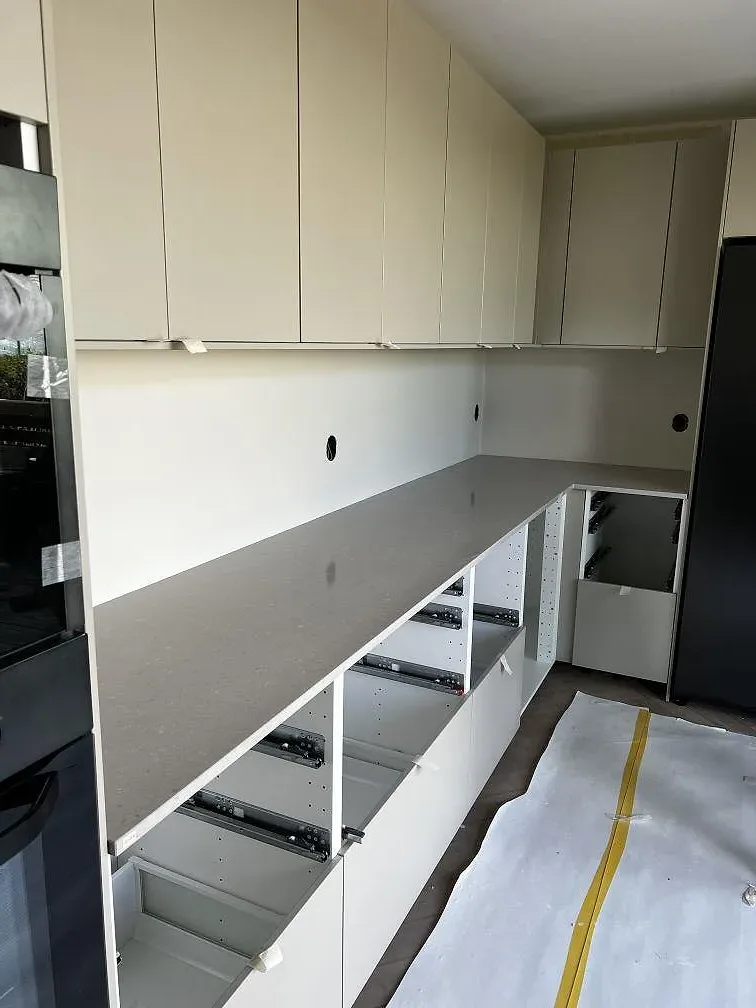 Køkkenbordplade i Silestone Royal Reef, Trelleborg