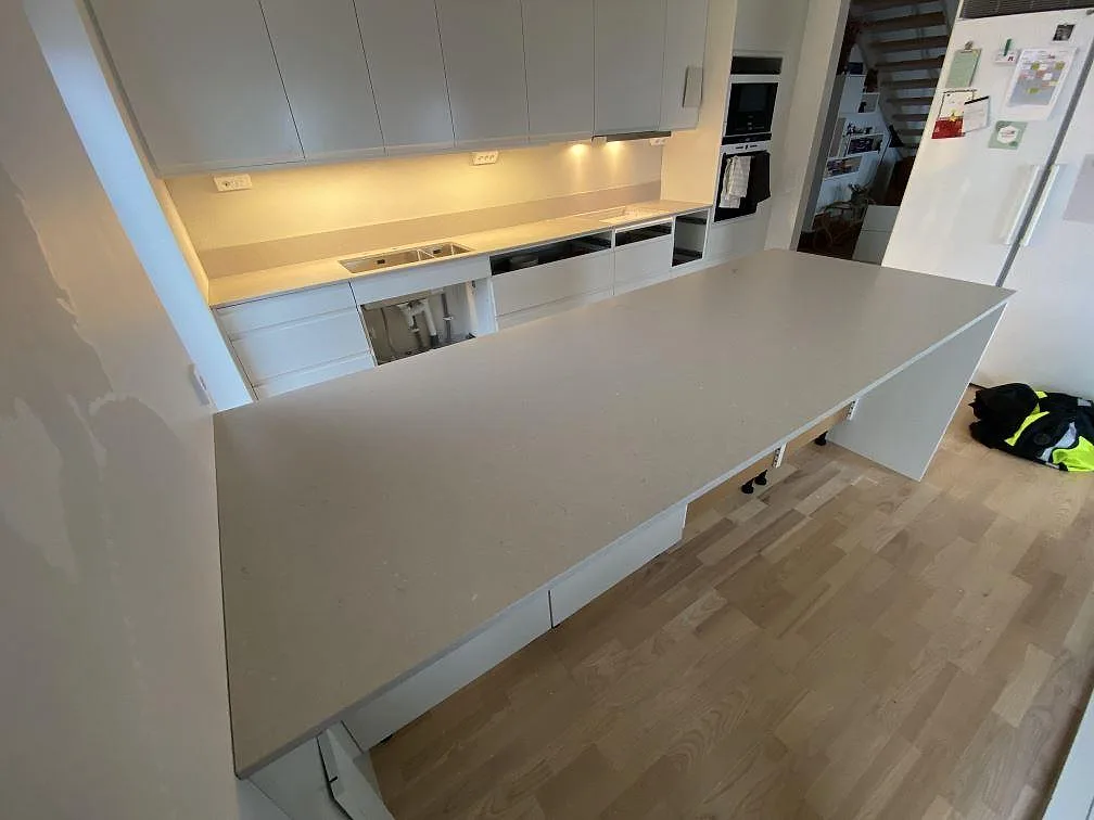 Køkkenbordplade i Silestone Royal Reef, Tygelsjö