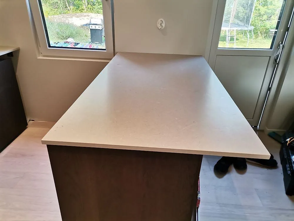 Køkkenbordplade i Silestone Royal Reef, Uppsala