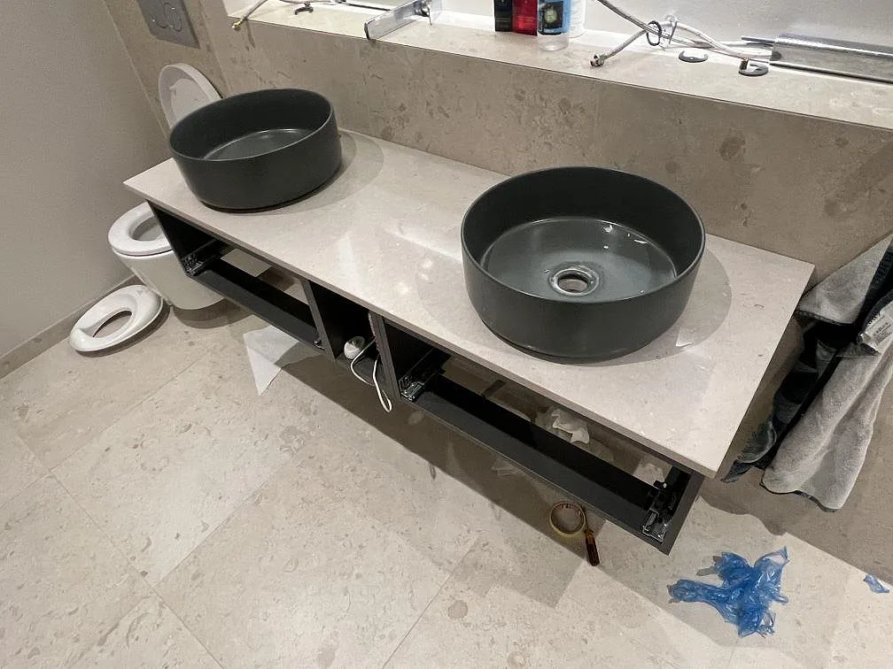 Køkkenbordplade i Silestone Royal Reef, Vallentuna – billede 2