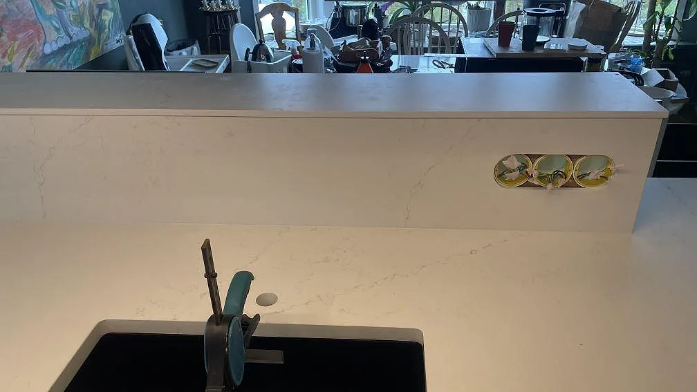 Køkkenbordplade i Silestone Siberian frost, Jönköping – billede 7