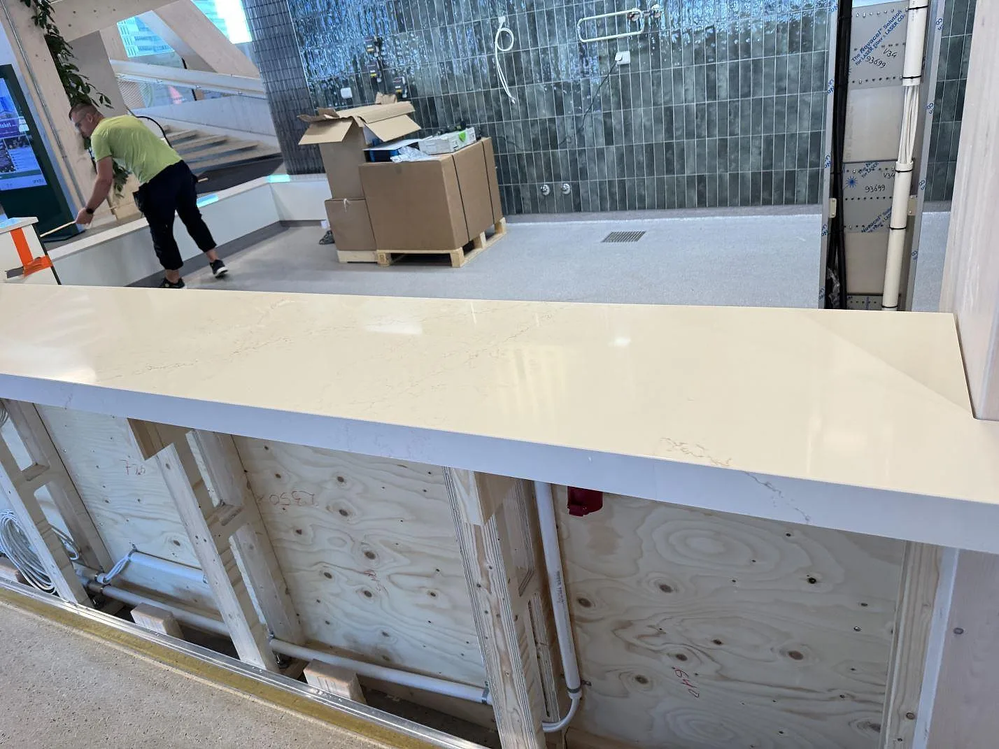 Køkkenbordplade i Silestone Siberian frost, Malmö – billede 7