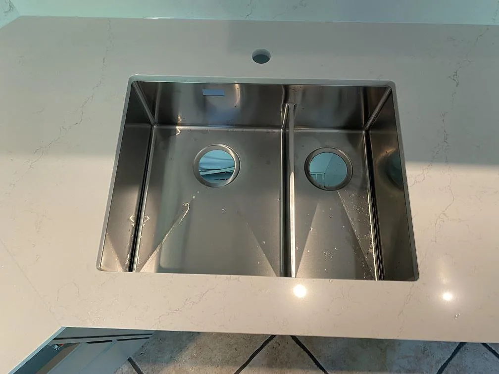 Køkkenbordplade i Silestone Siberian frost, Veberöd – billede 3