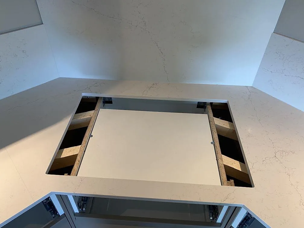 Køkkenbordplade i Silestone Siberian frost, Veberöd – billede 5