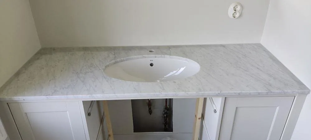 Bordplade i Silestone Snowy Ibiza, køkken og bad, Alingsås – billede 2