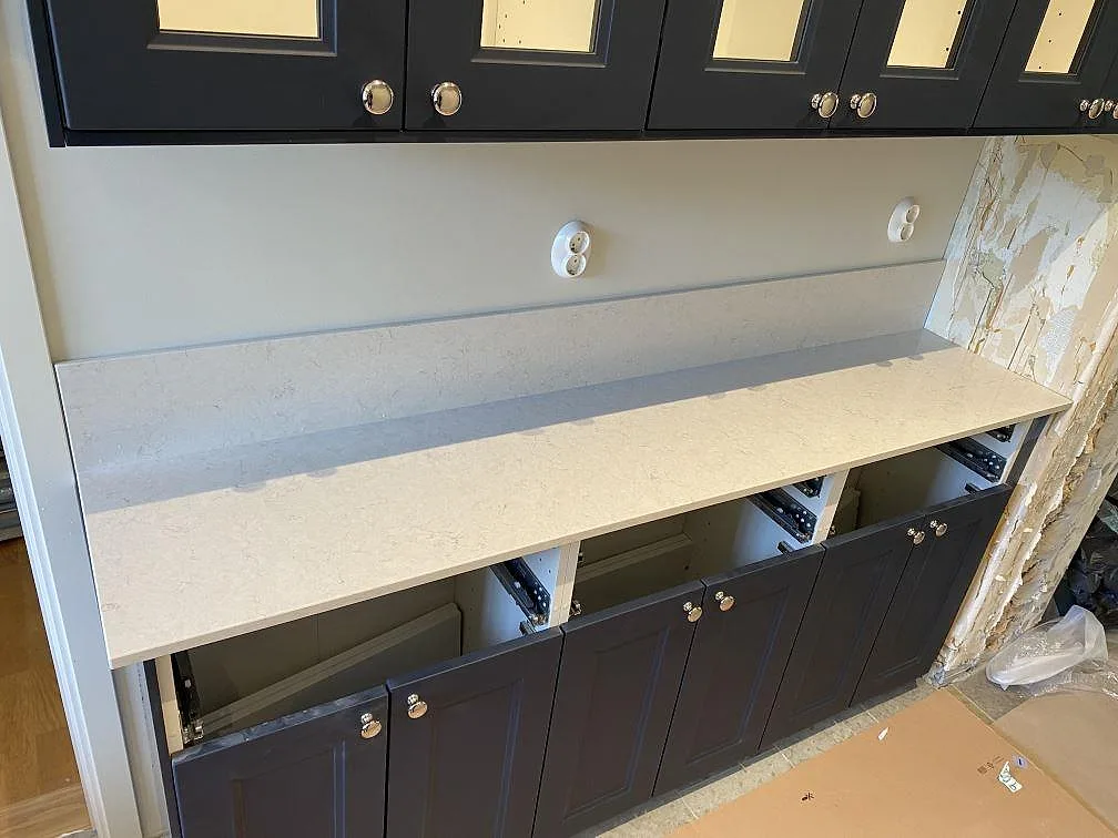 Køkkenbordplade i Silestone Snowy Ibiza, Arlöv – billede 7