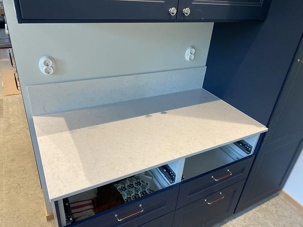 Køkkenbordplade i Silestone Snowy Ibiza, Arlöv – billede 8