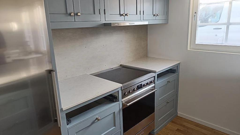 Køkkenbordplade i Silestone Snowy Ibiza, Båstad – billede 3