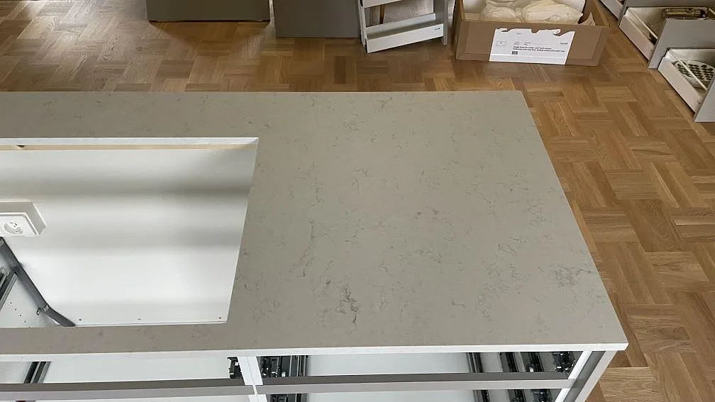 Køkkenbordplade i Silestone Snowy Ibiza, Bjärred – billede 5