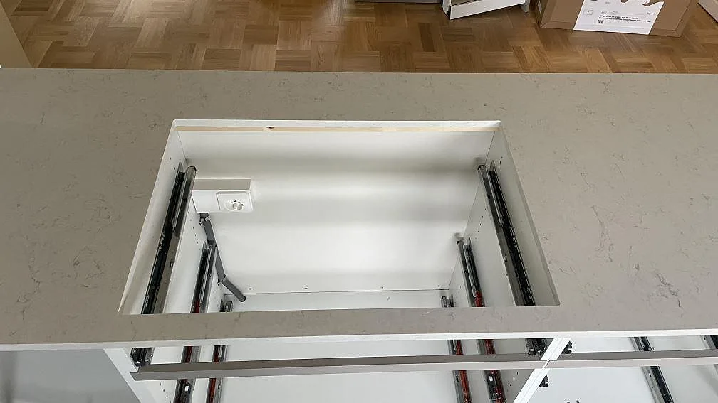 Køkkenbordplade i Silestone Snowy Ibiza, Bjärred – billede 6