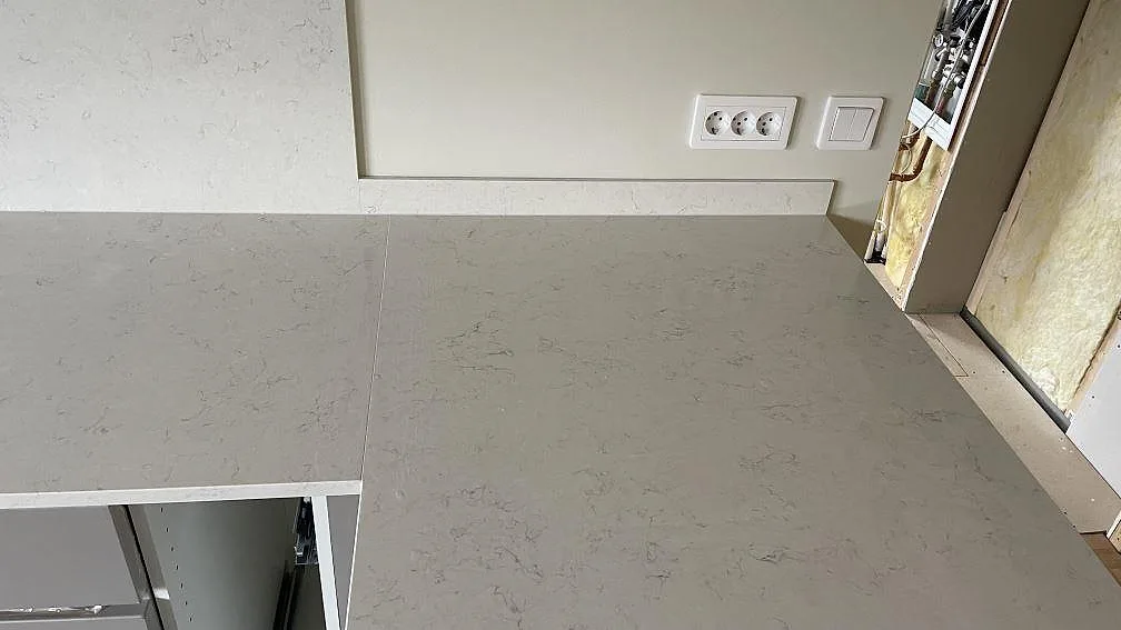 Køkkenbordplade i Silestone Snowy Ibiza, Bjärred – billede 7