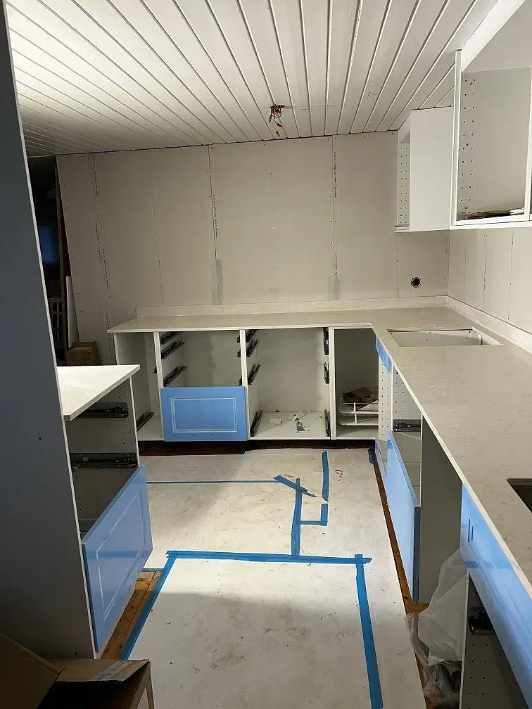 Køkkenbordplade i Silestone Snowy Ibiza, Borrby – billede 2