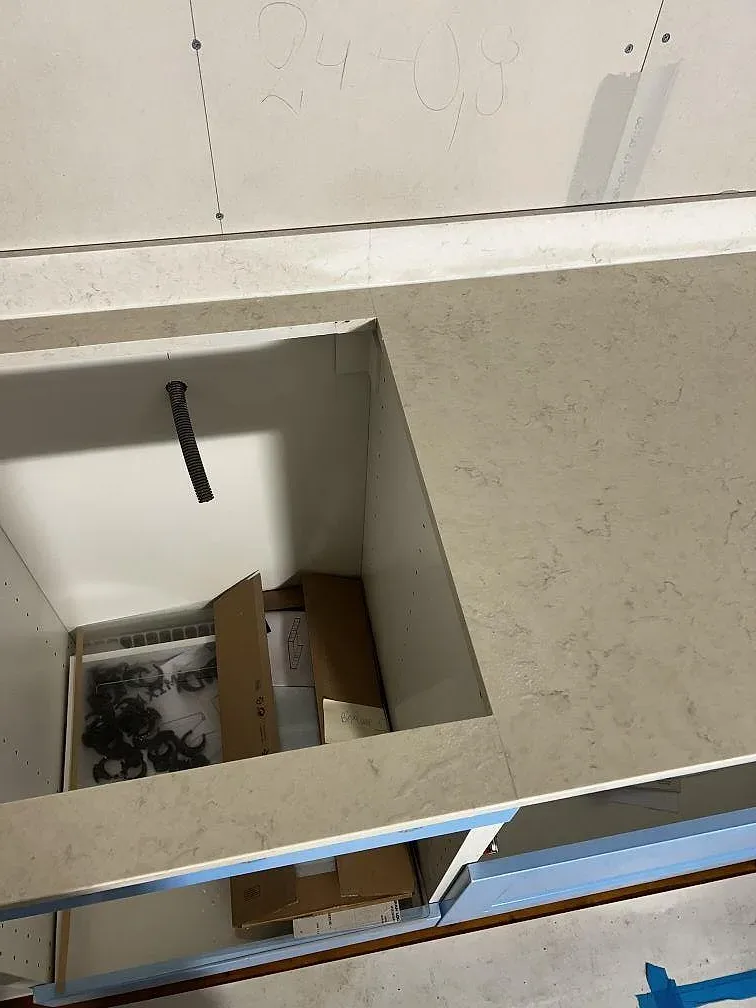 Køkkenbordplade i Silestone Snowy Ibiza, Borrby – billede 8