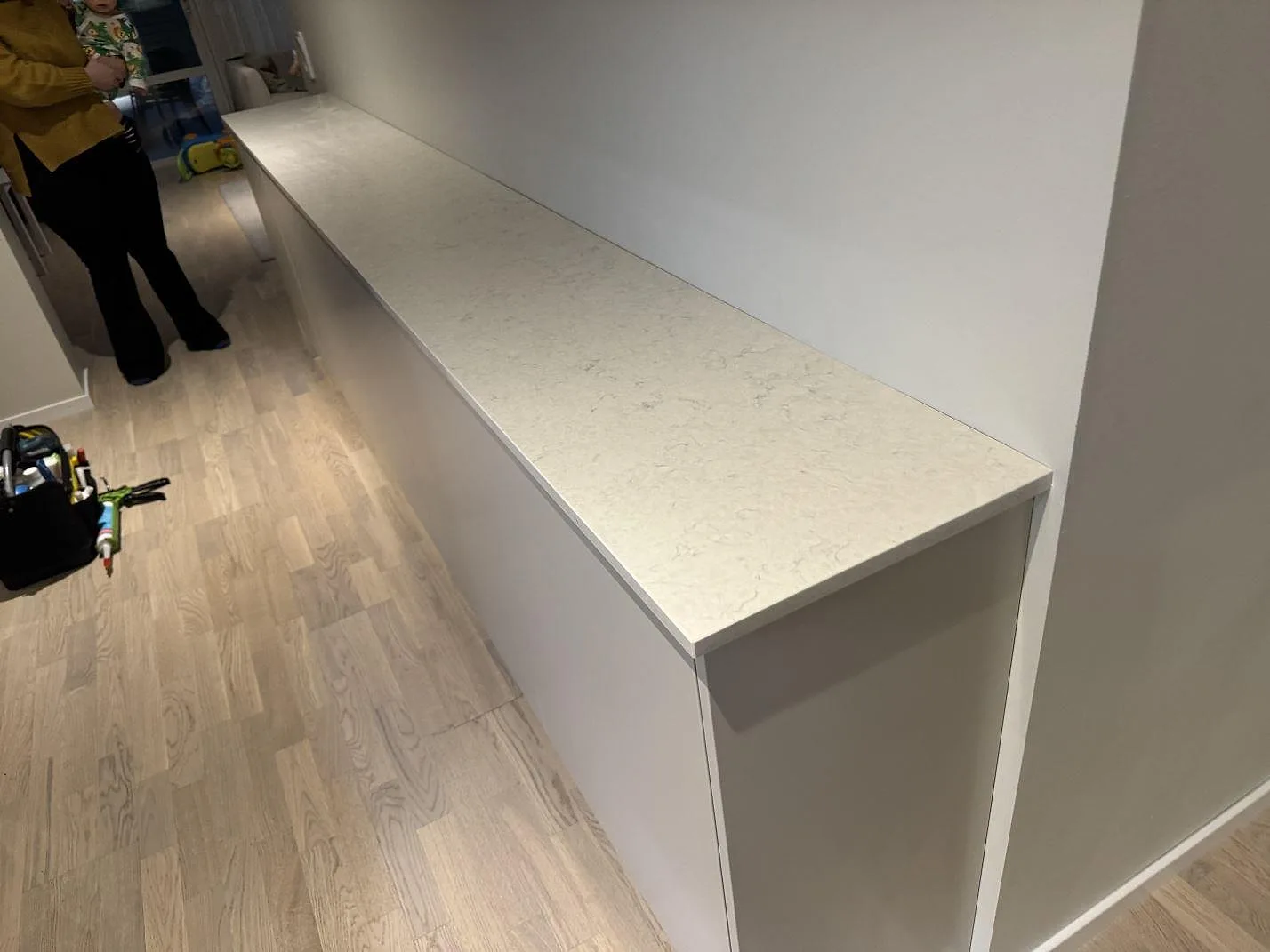 Bordplade i Silestone Snowy Ibiza, Bunkeflostrand – billede 3
