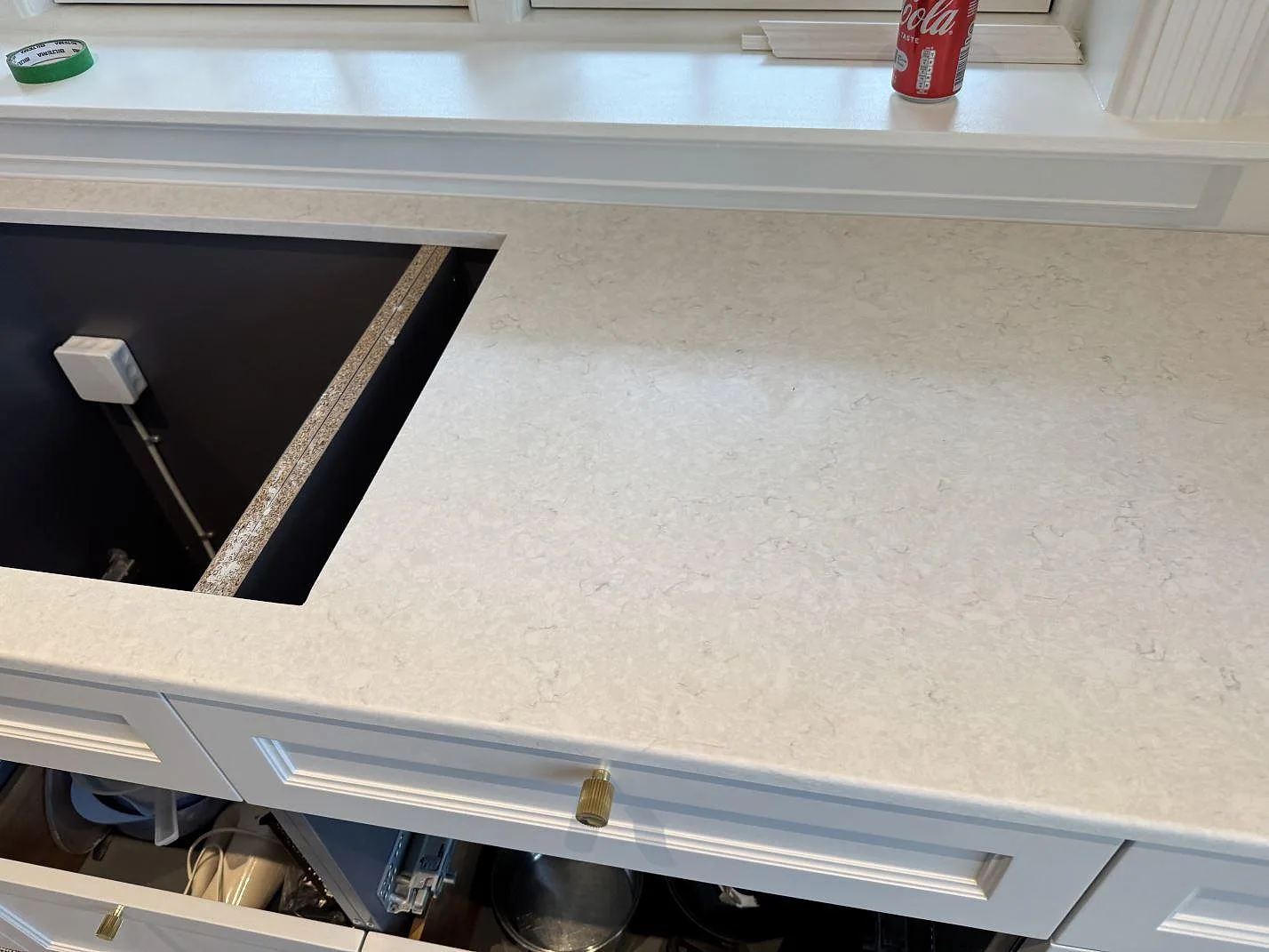 Køkkenbordplade i Silestone Snowy Ibiza, Charlottenlund – billede 6
