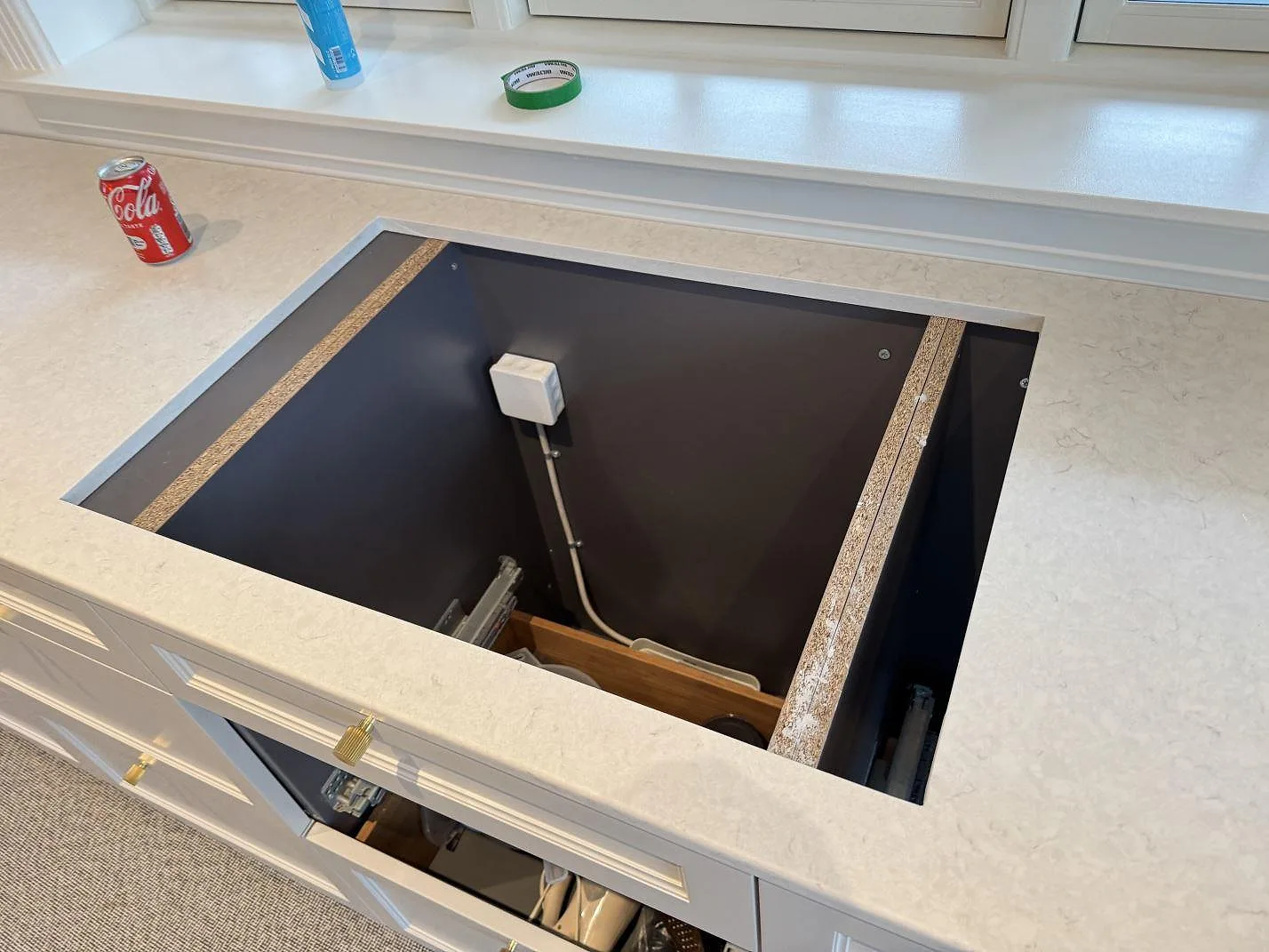 Køkkenbordplade i Silestone Snowy Ibiza, Charlottenlund – billede 7