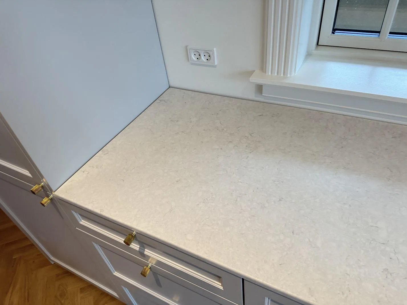 Køkkenbordplade i Silestone Snowy Ibiza, Charlottenlund – billede 5