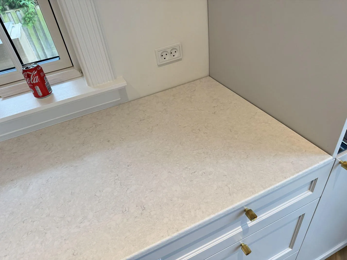Køkkenbordplade i Silestone Snowy Ibiza, Charlottenlund – billede 4