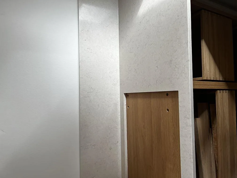 Køkkenbordplade i Silestone Snowy Ibiza, Dyssegård – billede 7
