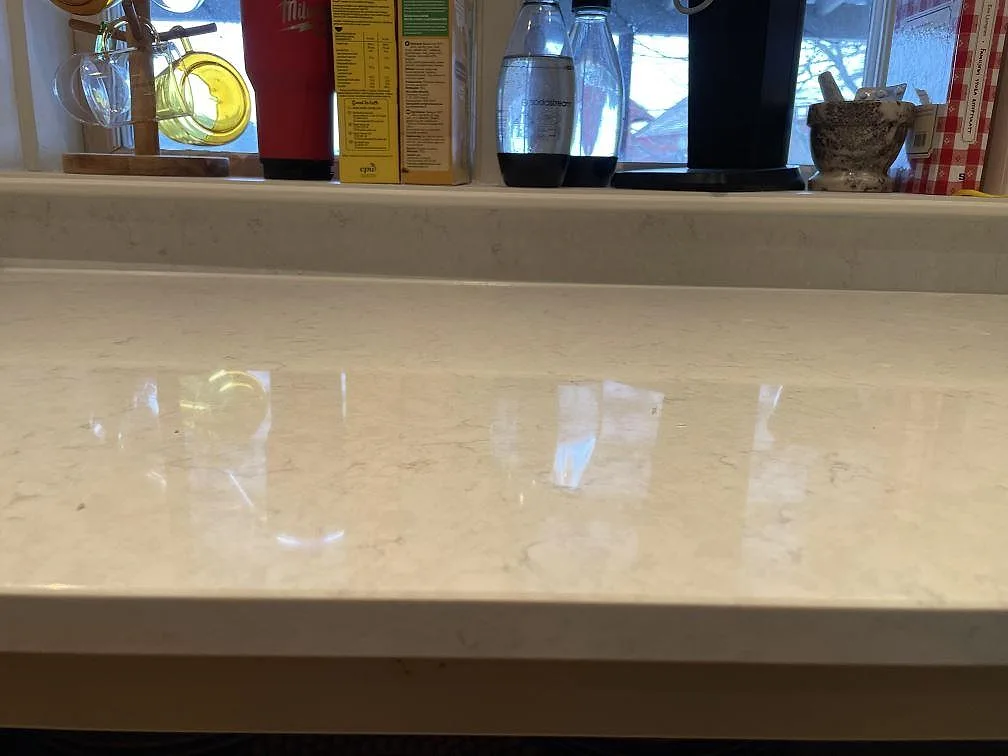 Køkkenbordplade i Silestone Snowy Ibiza, Enköping – billede 2