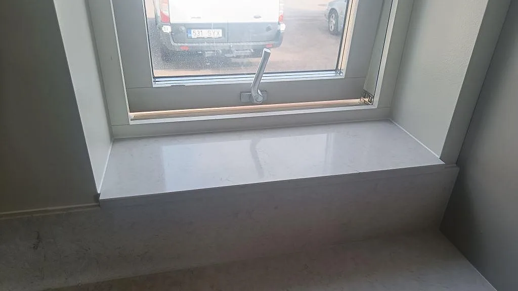 Køkkenbordplade i Silestone Snowy Ibiza, Falkenberg – billede 7