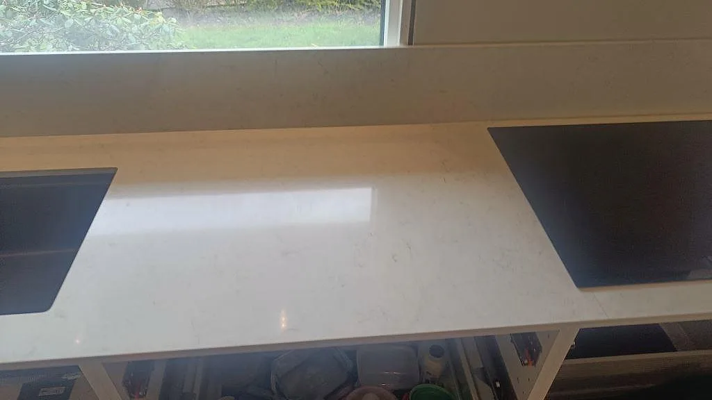 Køkkenbordplade i Silestone Snowy Ibiza, Fjärås – billede 7