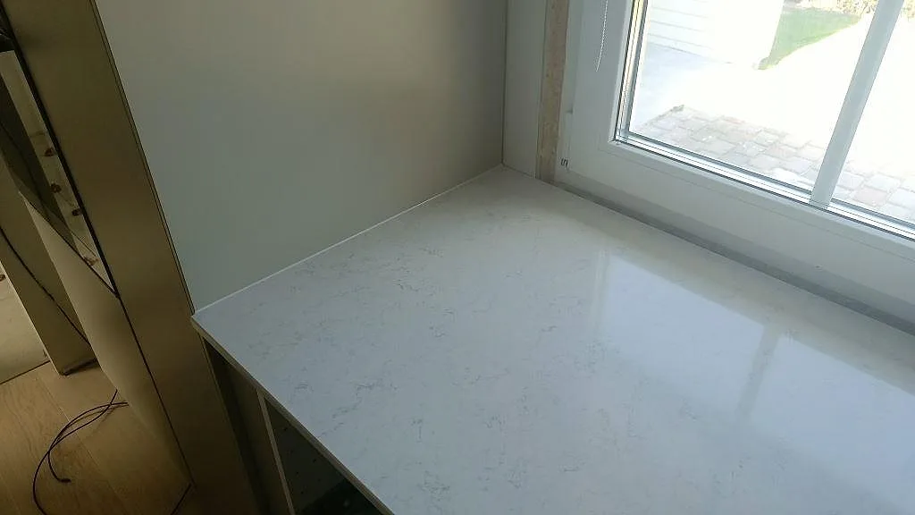 Køkkenbordplade i Silestone Snowy Ibiza, Gislaved – billede 7