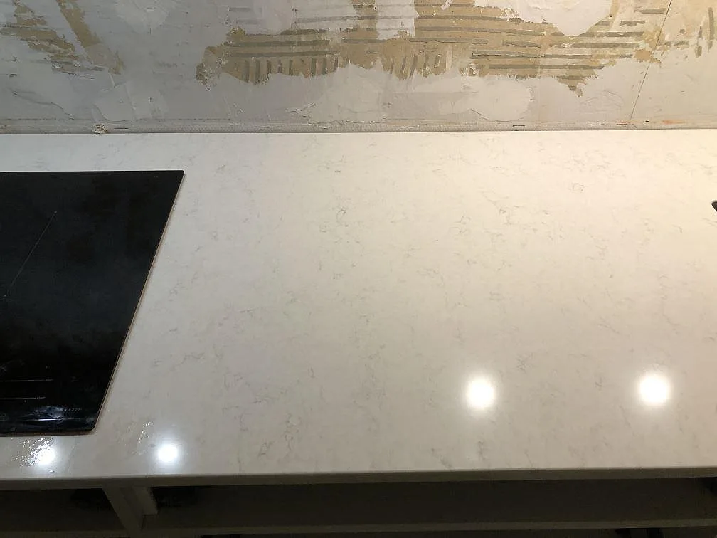 Køkkenbordplade i Silestone Snowy Ibiza, Göteborg – billede 5