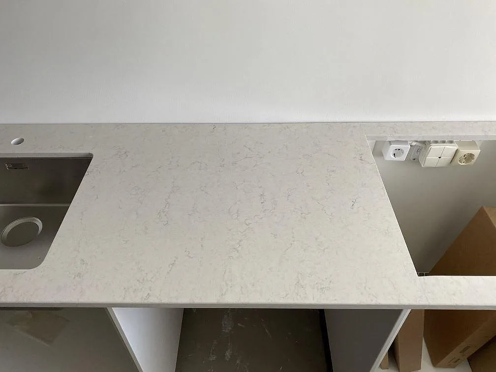 Køkkenbordplade i Silestone Snowy Ibiza, Göteborg – billede 4