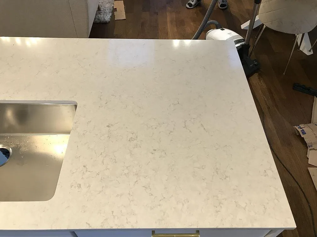 Køkkenbordplade i Silestone Snowy Ibiza, Göteborg – billede 4