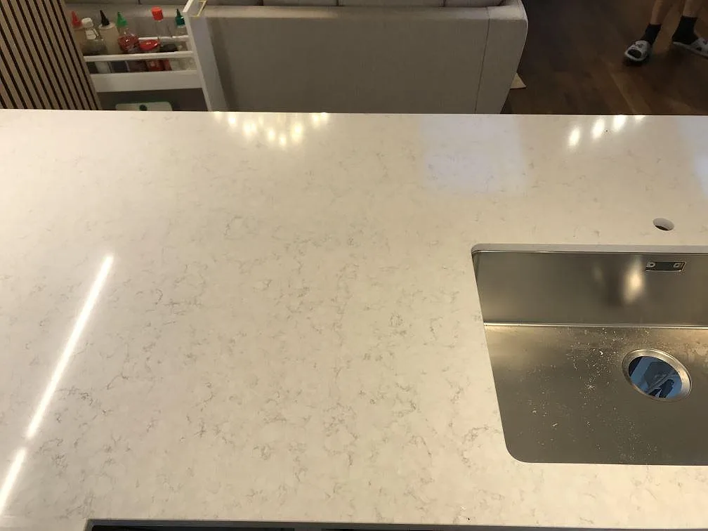 Køkkenbordplade i Silestone Snowy Ibiza, Göteborg – billede 8