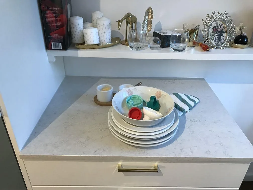 Køkkenbordplade i Silestone Snowy Ibiza, Göteborg – billede 6