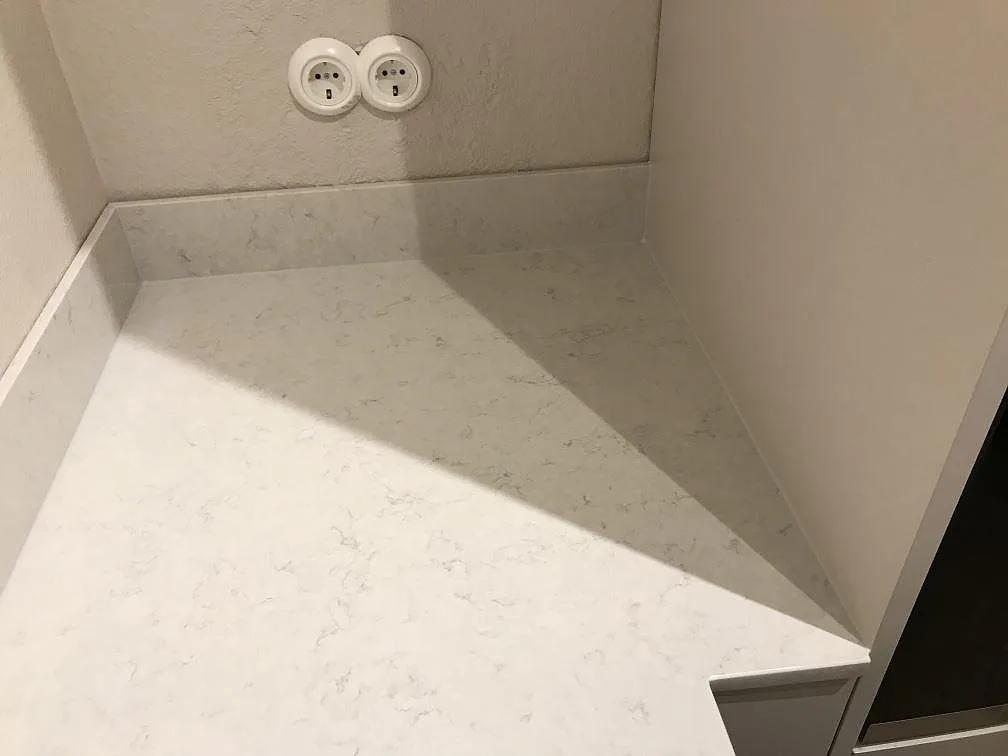 Køkkenbordplade i Silestone Snowy Ibiza, Göteborg – billede 6