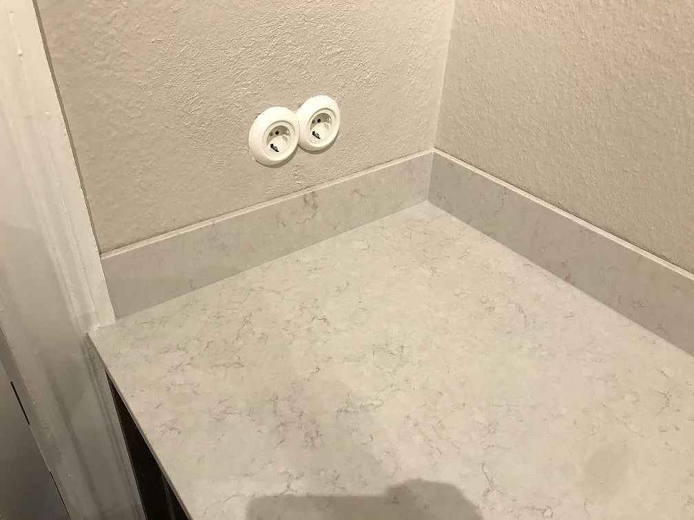 Køkkenbordplade i Silestone Snowy Ibiza, Göteborg – billede 5