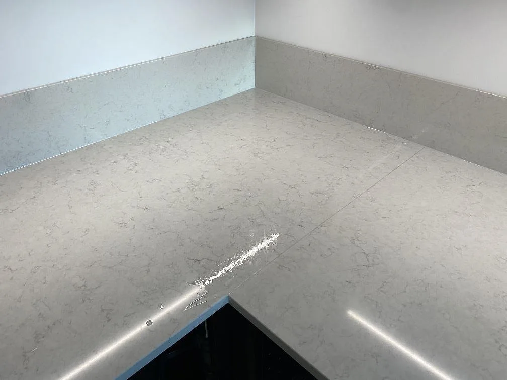 Køkkenbordplade i Silestone Snowy Ibiza, Göteborg – billede 5