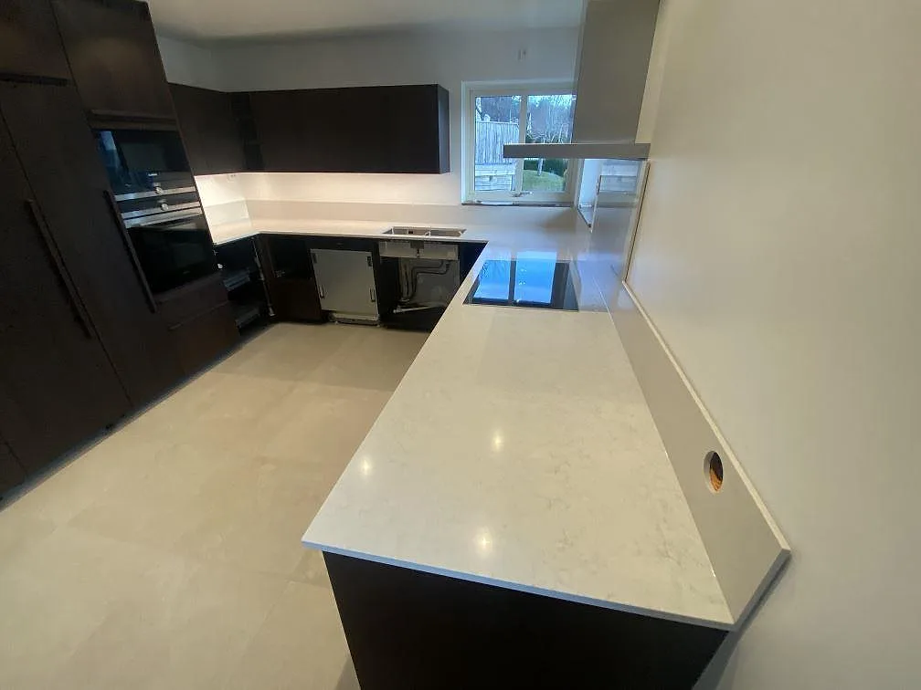 Køkkenbordplade i Silestone Snowy Ibiza, Göteborg – billede 2