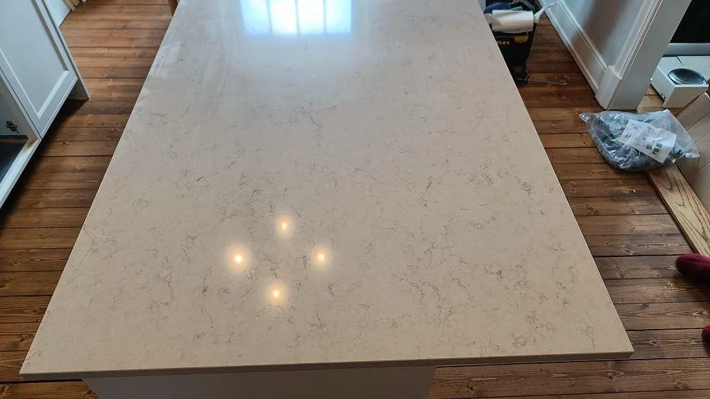 Køkkenbordplade i Silestone Snowy Ibiza, Göteborg – billede 2
