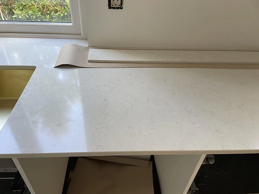 Køkkenbordplade i Silestone Snowy Ibiza, Göteborg – billede 3