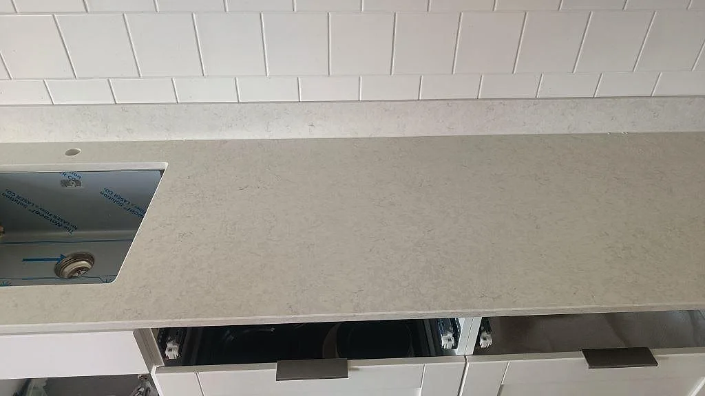 Køkkenbordplade i Silestone Snowy Ibiza, Göteborg
