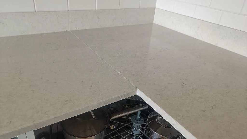 Køkkenbordplade i Silestone Snowy Ibiza, Göteborg – billede 7