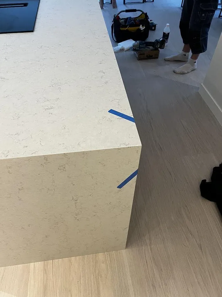 Køkkenbordplade i Silestone Snowy Ibiza, Göteborg – billede 6
