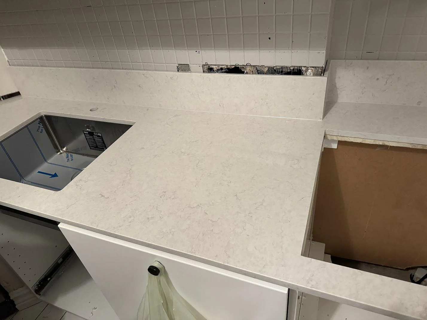 Køkkenbordplade i Silestone Snowy Ibiza, Göteborg – billede 2