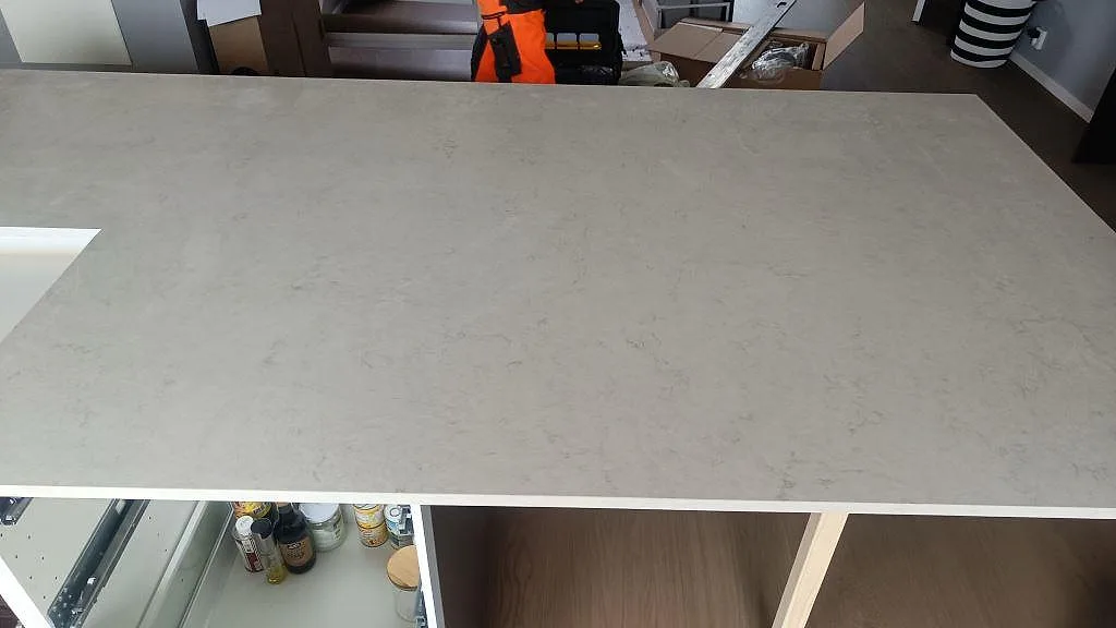 Køkkenbordplade i Silestone Snowy Ibiza, Häljarp – billede 7