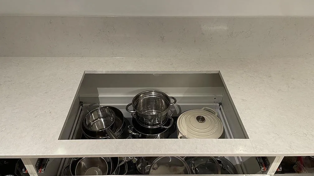 Køkkenbordplade i Silestone Snowy Ibiza, Höllviken – billede 7