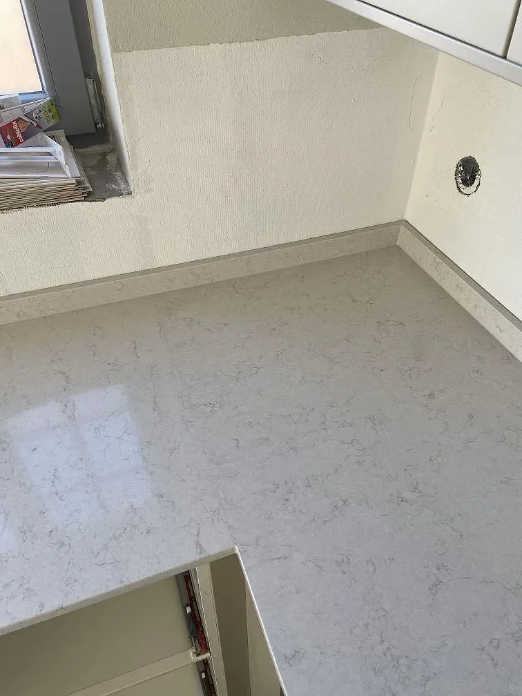 Køkkenbordplade i Silestone Snowy Ibiza, Höör – billede 7