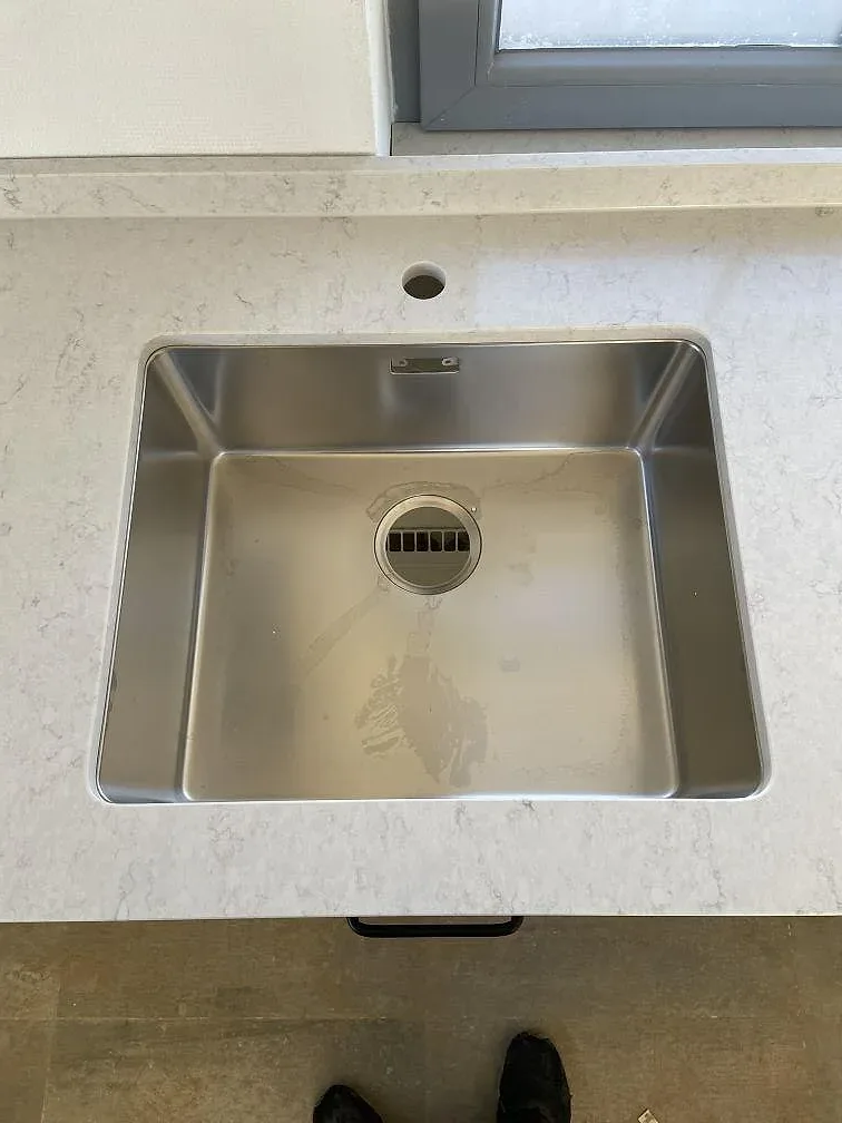 Køkkenbordplade i Silestone Snowy Ibiza, Höör – billede 4