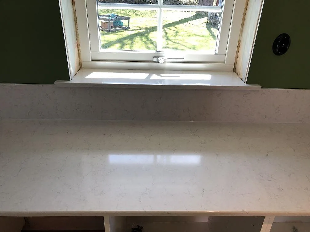 Køkkenbordplade i Silestone Snowy Ibiza, Hörby – billede 4