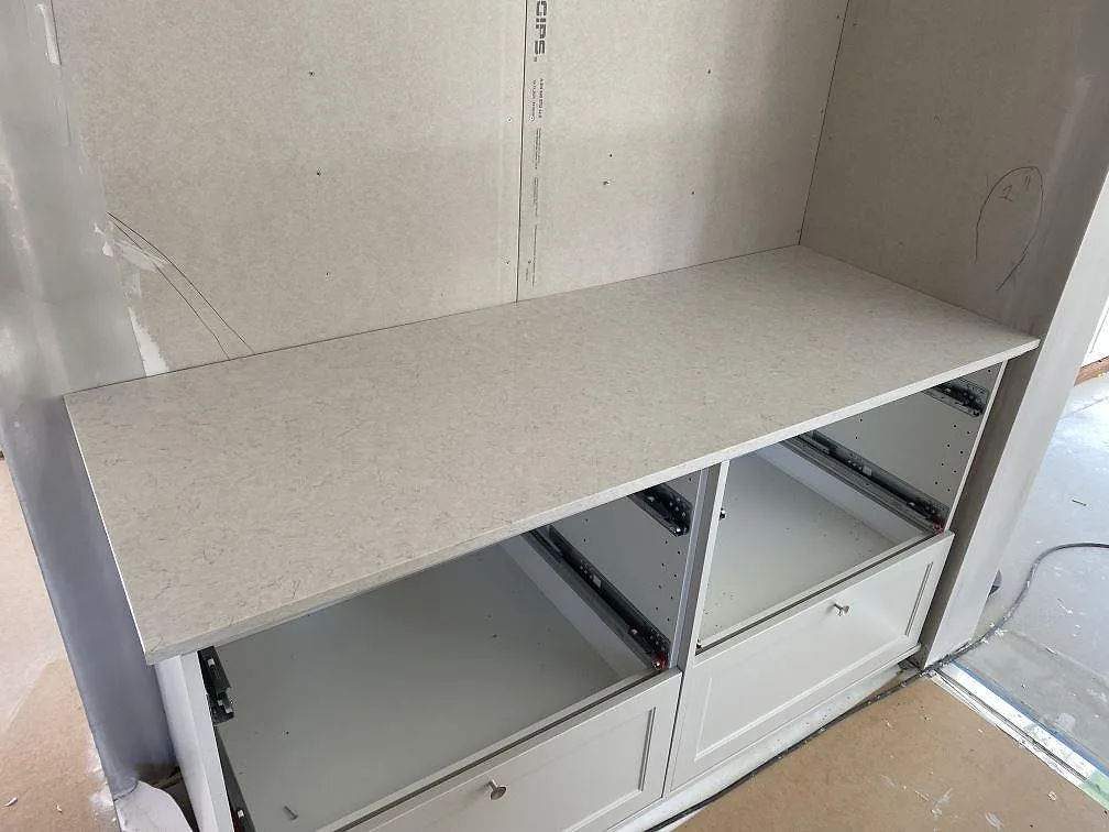 Køkkenbordplade i Silestone Snowy Ibiza, Hunnebostrand – billede 4