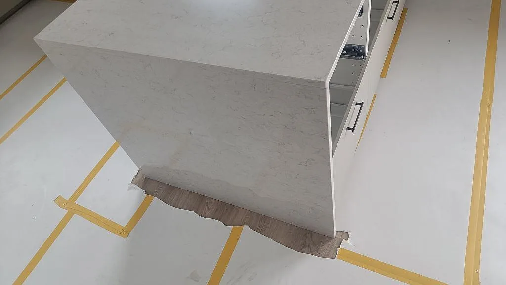 Køkkenbordplade i Silestone Snowy Ibiza, Huskvarna – billede 7