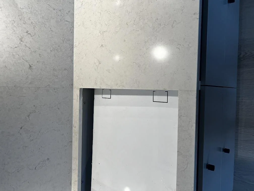 Køkkenbordplade i Silestone Snowy Ibiza, Kalmar – billede 8